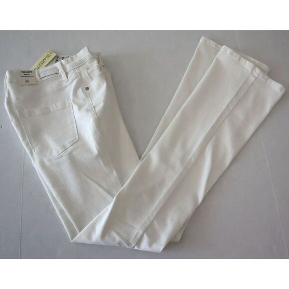 Blank NYC Women's Sz 27 White The Hoyt High-Rise Mini Flare Denim Jeans $98 - Picture 13 of 14